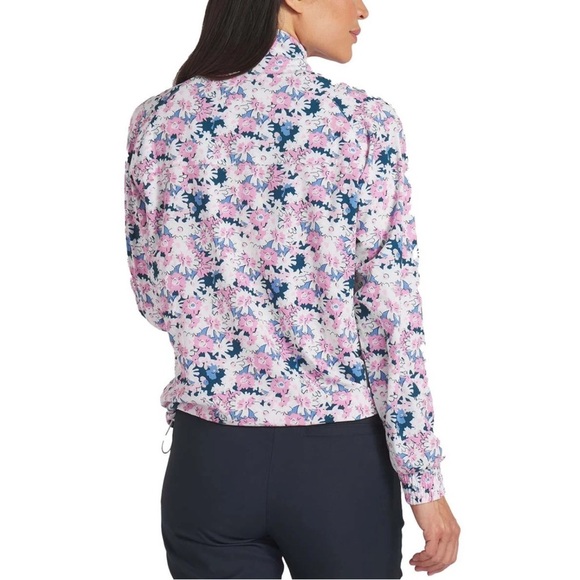 Women's Puma Bloom Full Zip Shell Golf Jacket Windbreaker Size S NWT - Picture 9 of 13